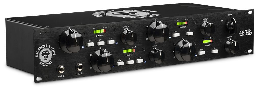 Hlavní obrázek Mikrofonní a linkové předzesilovače BLACK LION AUDIO B173 Quad