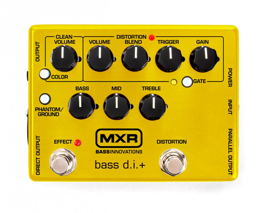 Hlavní obrázek Pedálové baskytarové efekty DUNLOP MXR M80Y BASS DI+ SPECIAL EDITION YELLOW