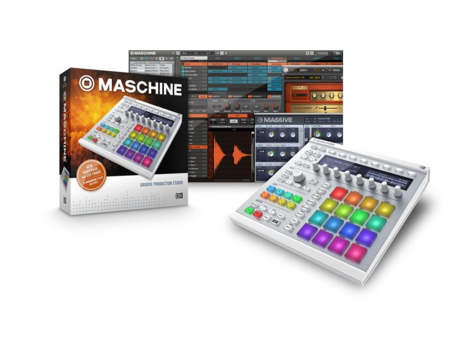 Hlavní obrázek DJ kontrolery NATIVE INSTRUMENTS Maschine MK2 White