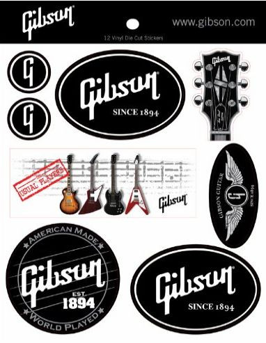 Hlavní obrázek Oblečení a dárkové předměty GIBSON G-Sticker1 Logo Stickers