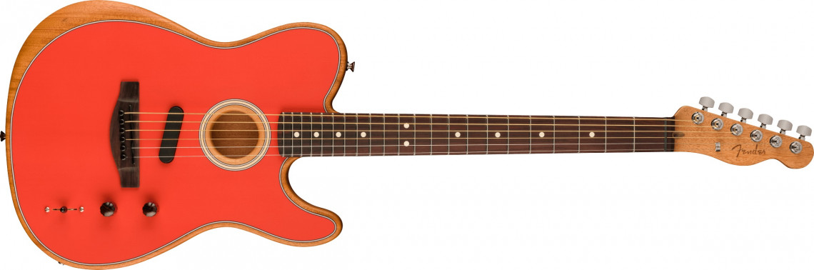 Fender DE Acoustasonic Player Telecaster - Fiesta Red