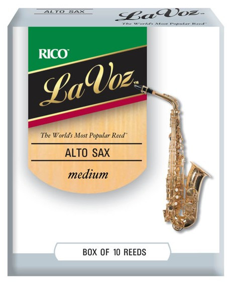 Hlavní obrázek Alt saxofon RICO RJC10MD La Voz - Alto Sax Medium - 10 Box