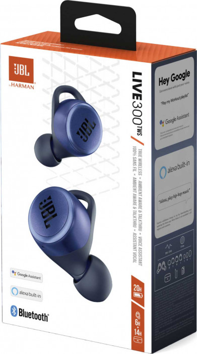 Hlavní obrázek Bezdrátová do uší JBL LIVE 300TWS Blue