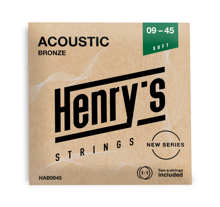 Levně Henry’s HAB0945 Acoustic Bronze - 009“ - 045“