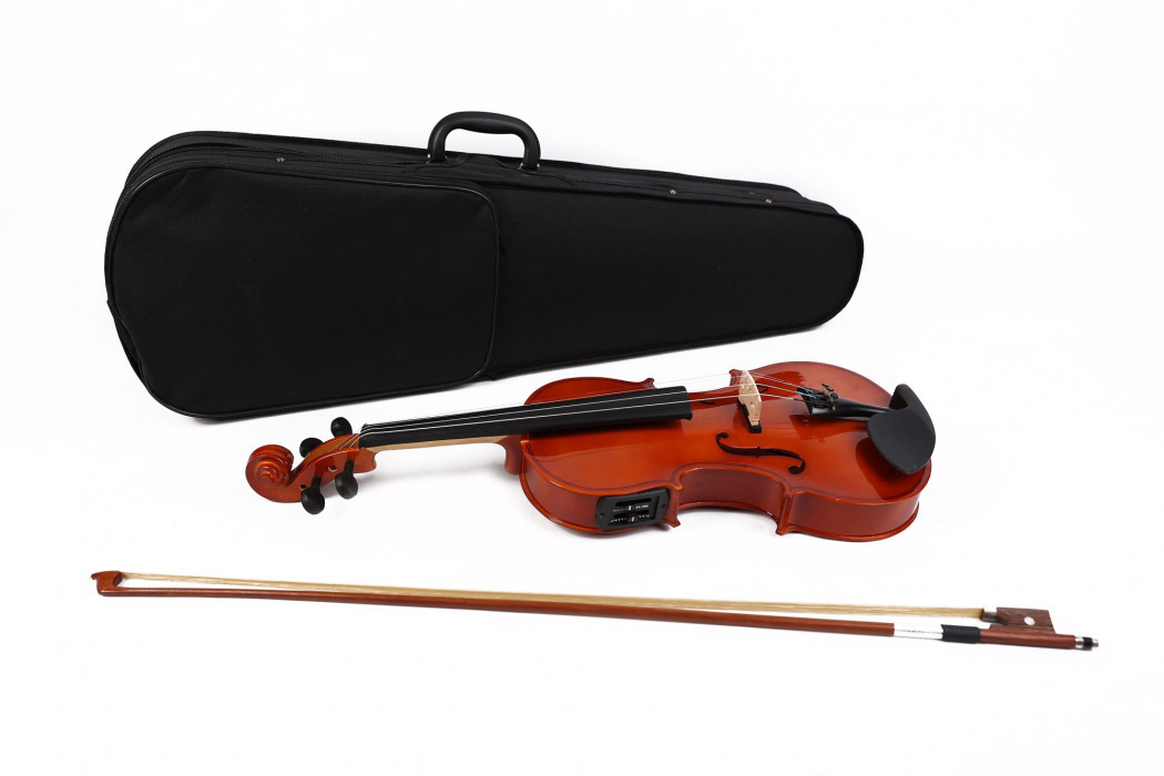 Hlavní obrázek Housle VELES-X Red Brown Acoustic Violin (Piezo) 4/4