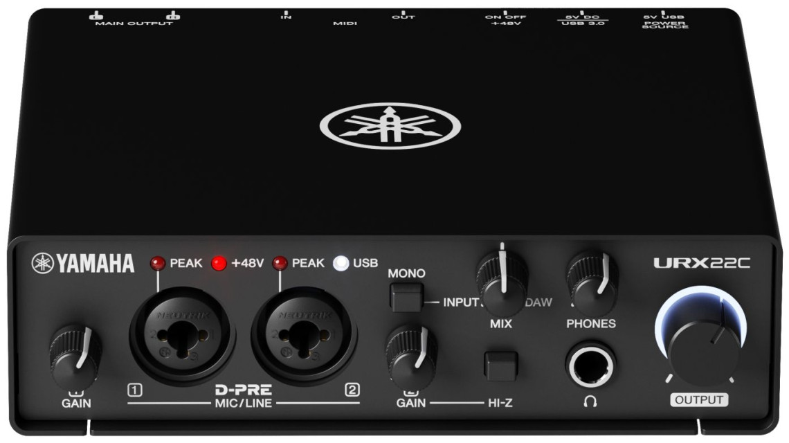 Hlavní obrázek USB zvukové karty YAMAHA URX22C