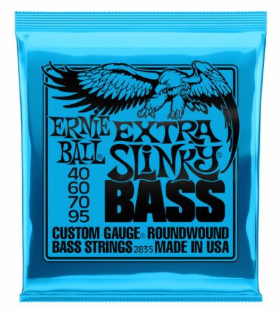 Hlavní obrázek Tvrdost .040 ERNIE BALL P02835 Extra Slinky Bass 40-95
