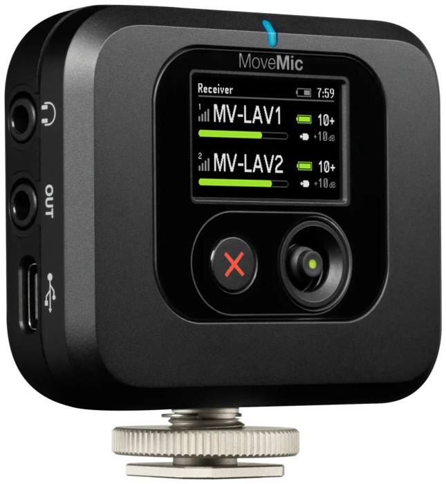 Hlavní obrázek S klopovým mikrofonem (lavalier) SHURE MOVEMIC TWO RECEIVER KIT