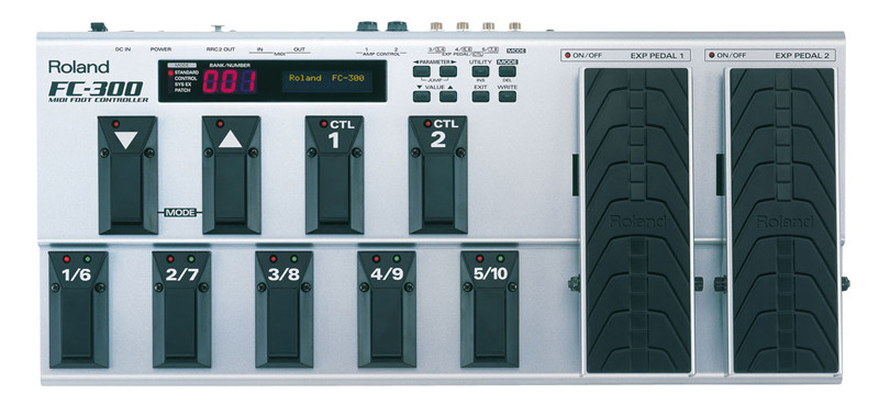 Hlavní obrázek Footswitche a přepínače ROLAND FC-300 MIDI controller