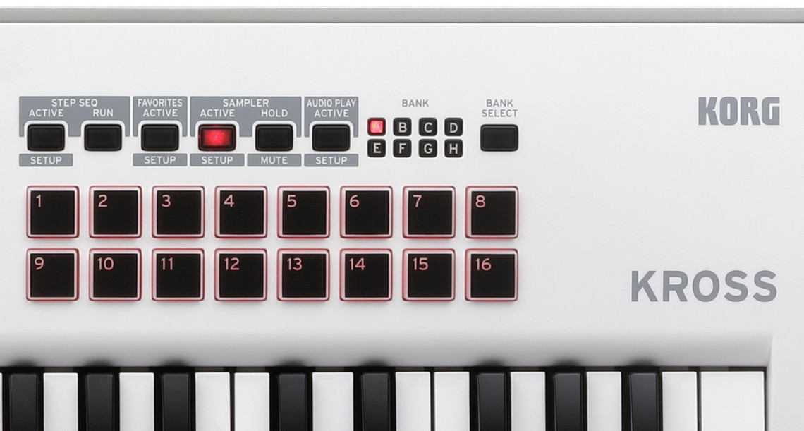 Hlavní obrázek Syntezátory, varhany, virtuální nástroje KORG KROSS 2-61-WH