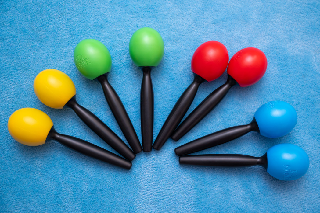 Hlavní obrázek Perkuse NINO PERCUSSION NINO575Y Molded ABS Maracas - Yellow