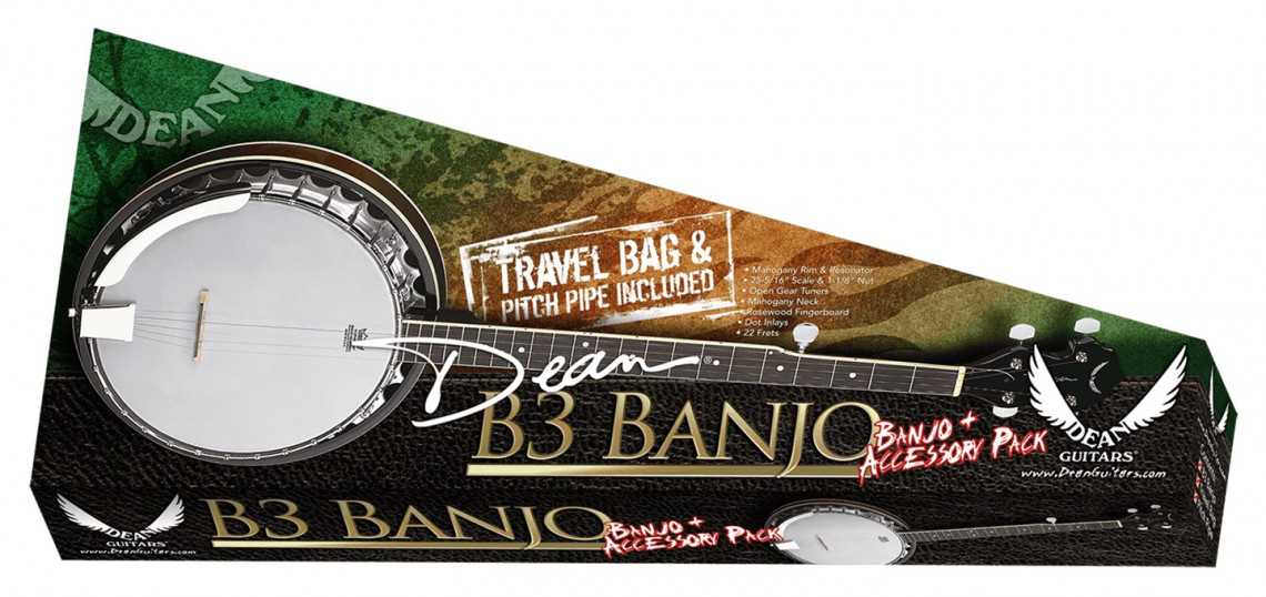 Hlavní obrázek Banja DEAN GUITARS B3-PK Banjo Pack