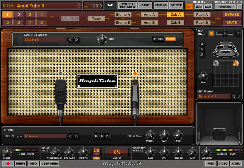 Hlavní obrázek Software pro kytary a baskytary IK MULTIMEDIA AmpliTube 3