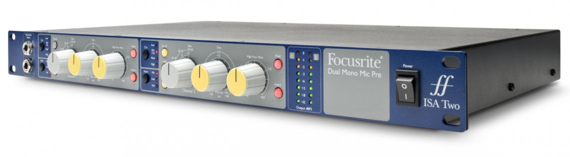 Hlavní obrázek Mikrofonní a linkové předzesilovače FOCUSRITE PRO ISA Two