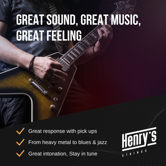 Hlavní obrázek Tvrdost .010 HENRY’S HEN1046-3P Nickel 10 46, 3pack set