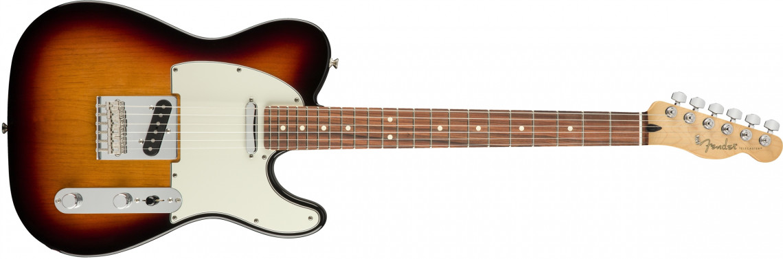Levně Fender Player Telecaster 3-Color Sunburst Pau Ferro