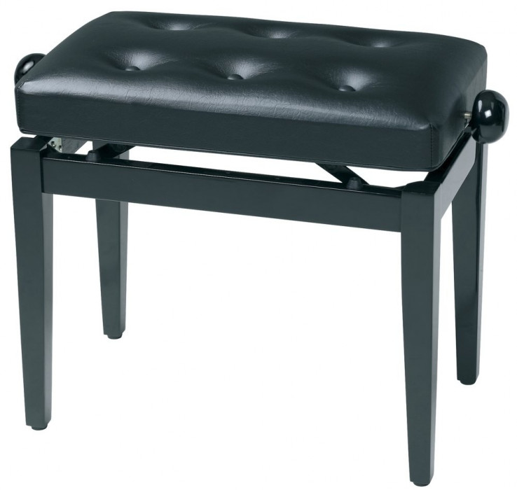 Hlavní obrázek Stoličky a sedáky GEWA Piano Bench Deluxe 130.300 Black High Gloss