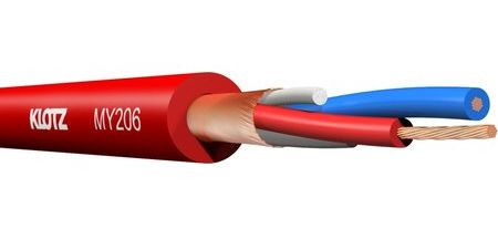 Hlavní obrázek Mikrofonní kabely - metráž KLOTZ MY206 Red