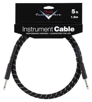 Hlavní obrázek 1-4m FENDER Custom Shop Performance Series Cable, 5', Black Tweed