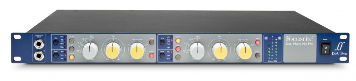 Hlavní obrázek Mikrofonní a linkové předzesilovače FOCUSRITE PRO ISA Two