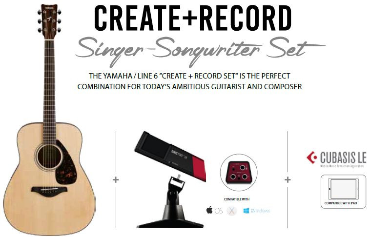Hlavní obrázek Akustické sety YAMAHA GFG800MSSP Singer Songwriter Set