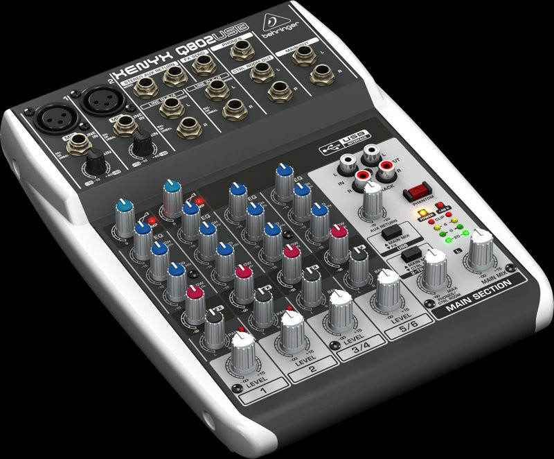 Hlavní obrázek Mixážní pulty bez efektu BEHRINGER XENYX Q802USB