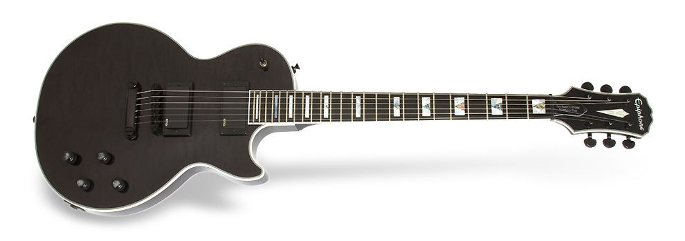 Hlavní obrázek Les Paul EPIPHONE Prophecy Les Paul Custom Plus EX, Rosewood Fingerboard - Midnight Ebony