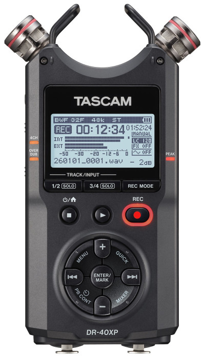 Hlavní obrázek Stereo rekordéry přenosné TASCAM DR-40XP