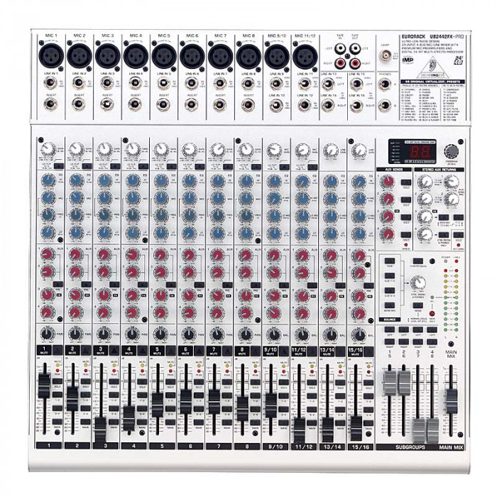 Hlavní obrázek Mixážní pulty s efektem BEHRINGER EURORACK UB2442FX-PRO