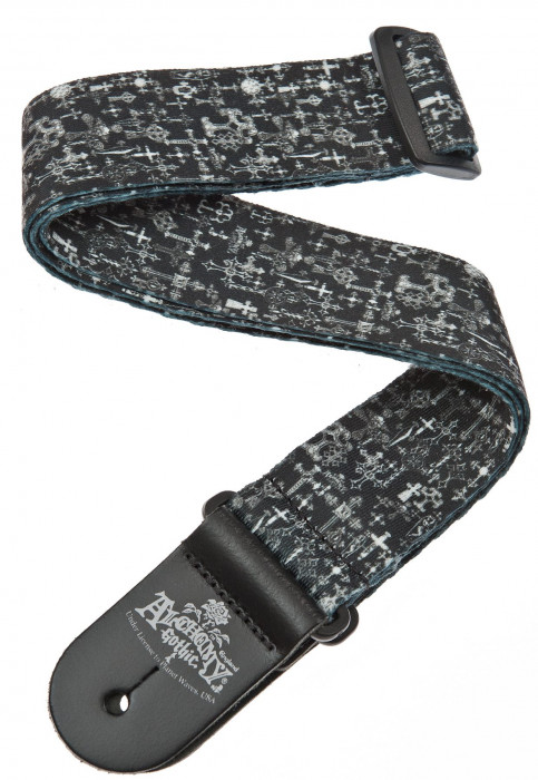 Hlavní obrázek Nylonové/textilní PLANET WAVES 50AL02 Alchemy Gothic - Popruh
