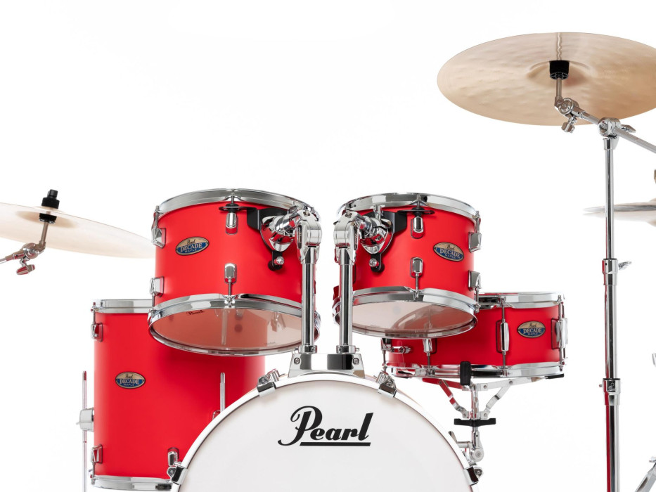 Hlavní obrázek 20“; 10“, 12“; 14“ PEARL DMP905/C899 Decade Maple - Matte Racing Red