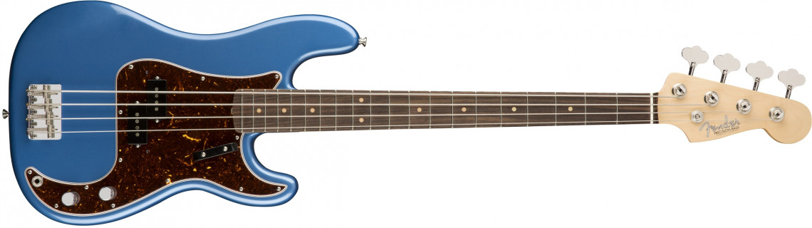 Hlavní obrázek PB modely FENDER American Original 60s Precision Bass Lake Placid Blue Rosewood