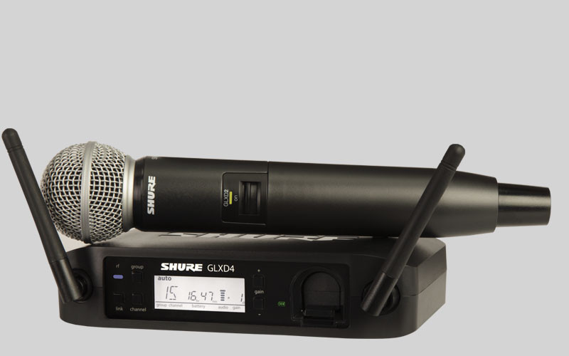 Hlavní obrázek S ručním mikrofonem SHURE GLXD24E/SM58