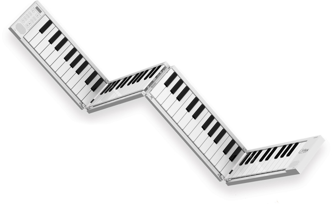 Levně Carry-on Folding Piano 88 - White