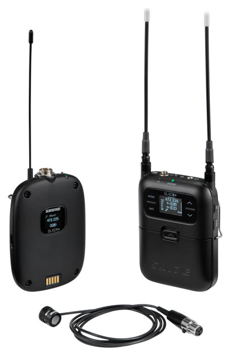 Hlavní obrázek S klopovým mikrofonem (lavalier) SHURE SLXD15+/85M-K55