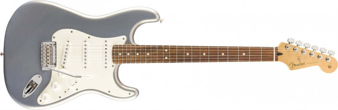 Levně Fender Player Stratocaster Silver Pau Ferro