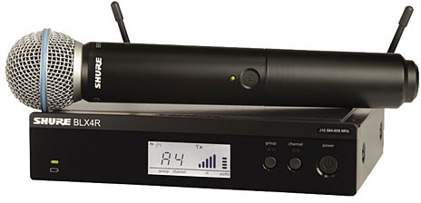 Hlavní obrázek S ručním mikrofonem SHURE BLX24RE/B58 H8E 518 - 542 MHz