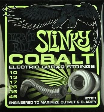 Levně Ernie Ball P02721 Cobalt Regular Slinky - .010 - .046