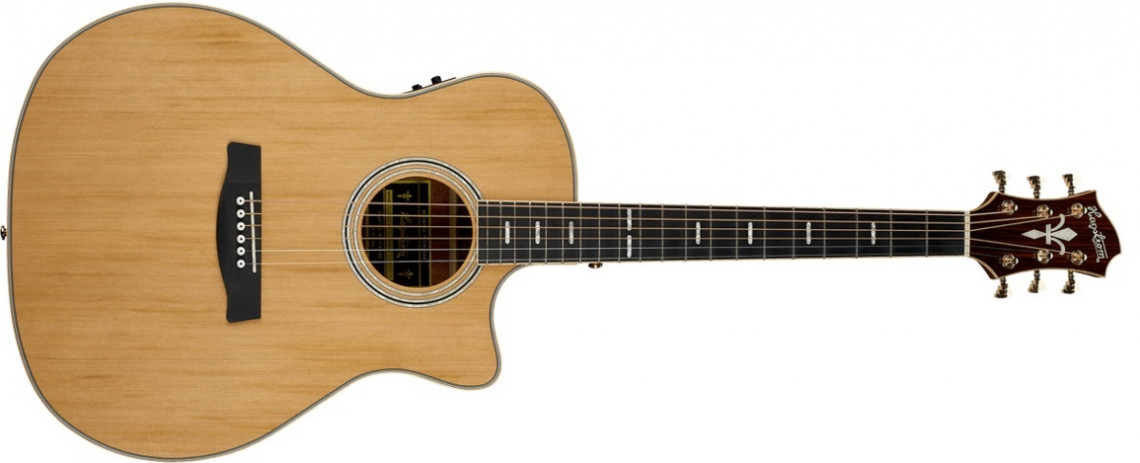 Hlavní obrázek Dreadnought HAGSTROM Elfdalia Grand Auditorium CE Black