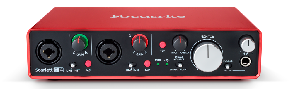 Hlavní obrázek USB zvukové karty FOCUSRITE Scarlett 2i4 2nd Gen