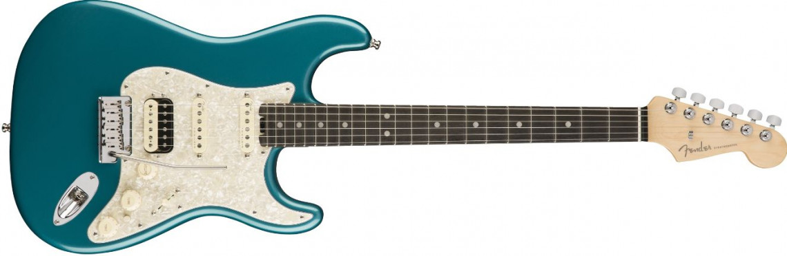 Hlavní obrázek ST - modely FENDER American Elite Stratocaster HSS Shawbucker Ocean Turquoise Ebony