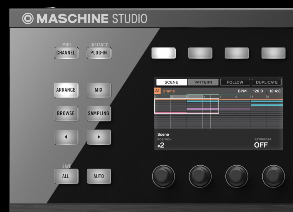 Hlavní obrázek DJ kontrolery NATIVE INSTRUMENTS Maschine Studio Black