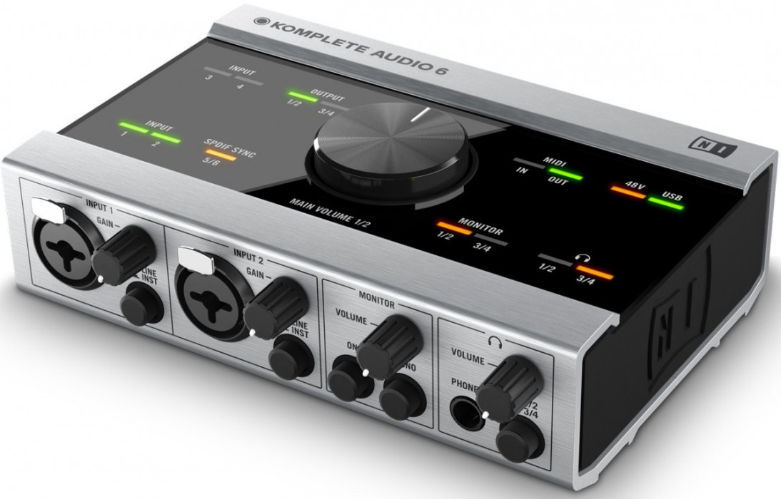 Hlavní obrázek USB zvukové karty NATIVE INSTRUMENTS Komplete Audio 6