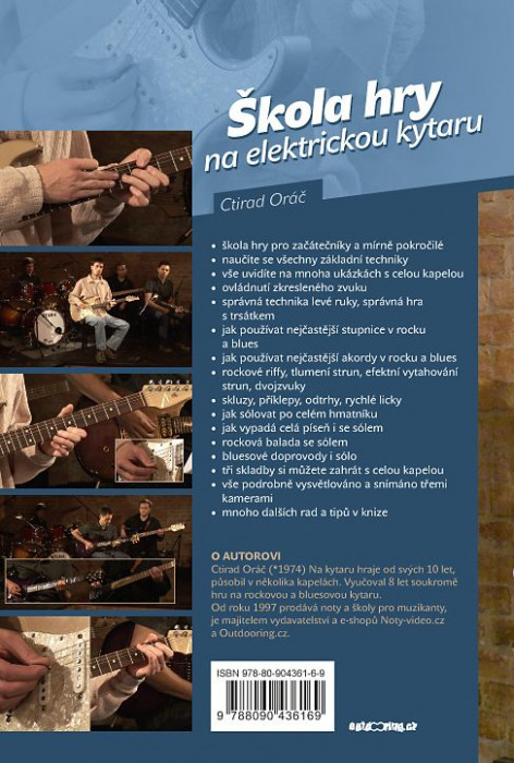 Hlavní obrázek  PUBLIKACE Škola hry na elektrickou kytaru +DVD