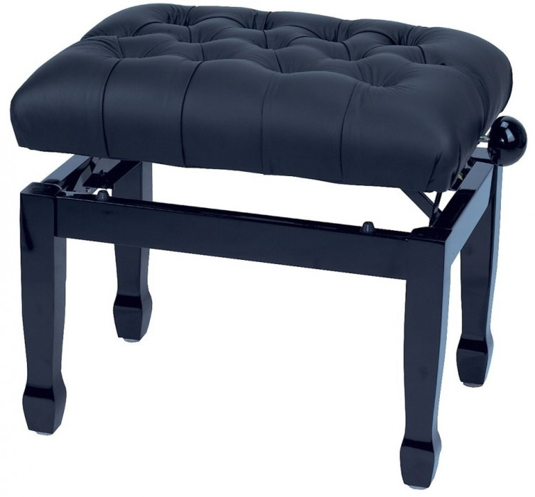 Hlavní obrázek Stoličky a sedáky GEWA Piano Bench Deluxe XL 130.310 Black High Gloss