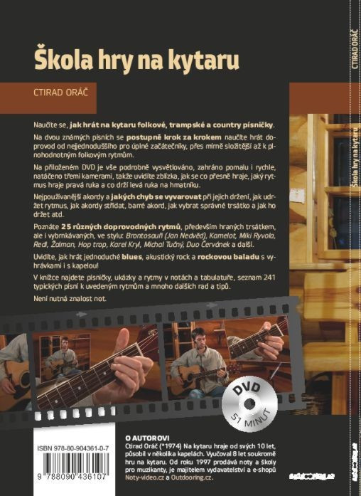Hlavní obrázek Příslušenství PUBLIKACE Škola hry na kytaru + DVD - Ctirad Oráč