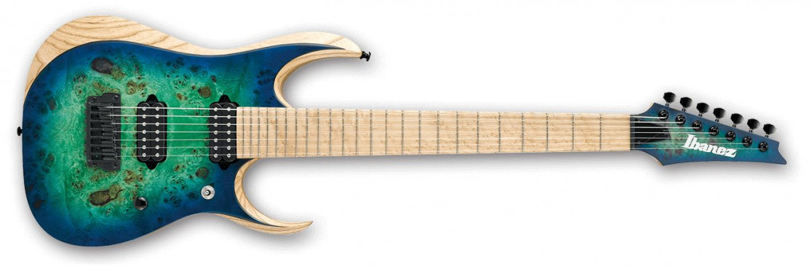 Hlavní obrázek 7strunné IBANEZ RGDIX7MPB Surreal Blue Burst