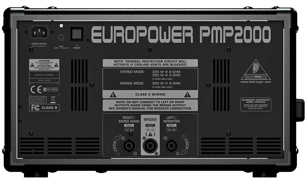 Hlavní obrázek Powermixy BEHRINGER PMP2000