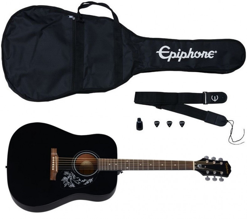 Levně Epiphone Starling Acoustic Guitar Player Pack - Ebony
