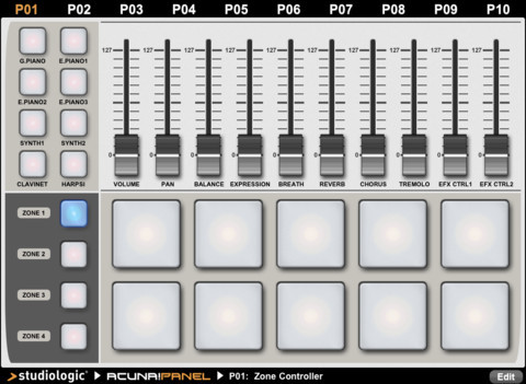 Hlavní obrázek MIDI keyboardy FATAR - STUDIOLOGIC Studiologic Acuna 73